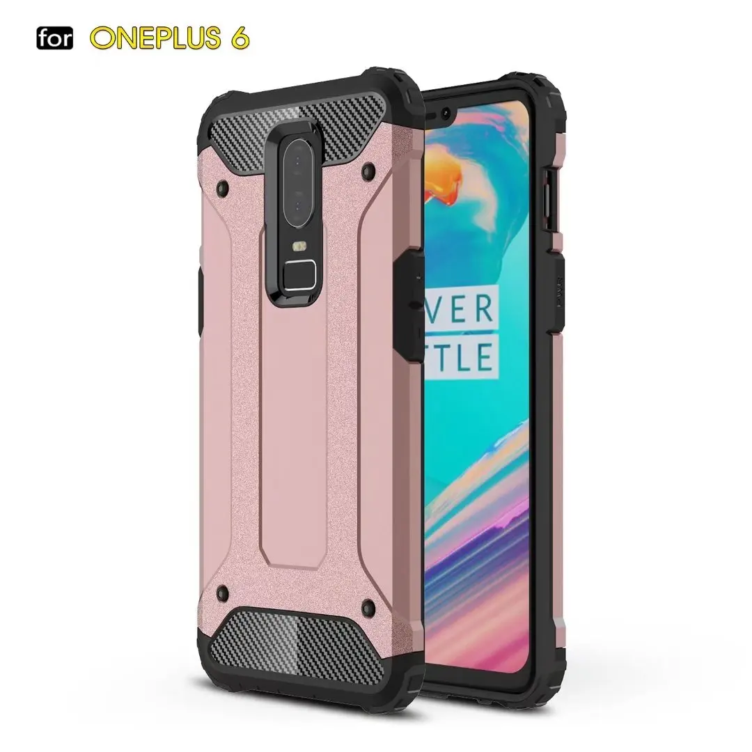 Противоударный чехол s для oneplus 6, чехол, двухслойный Гибридный бронированный Жесткий Чехол для One Plus 6T 1+ 6 oneplus 6 6 T, чехол Funda