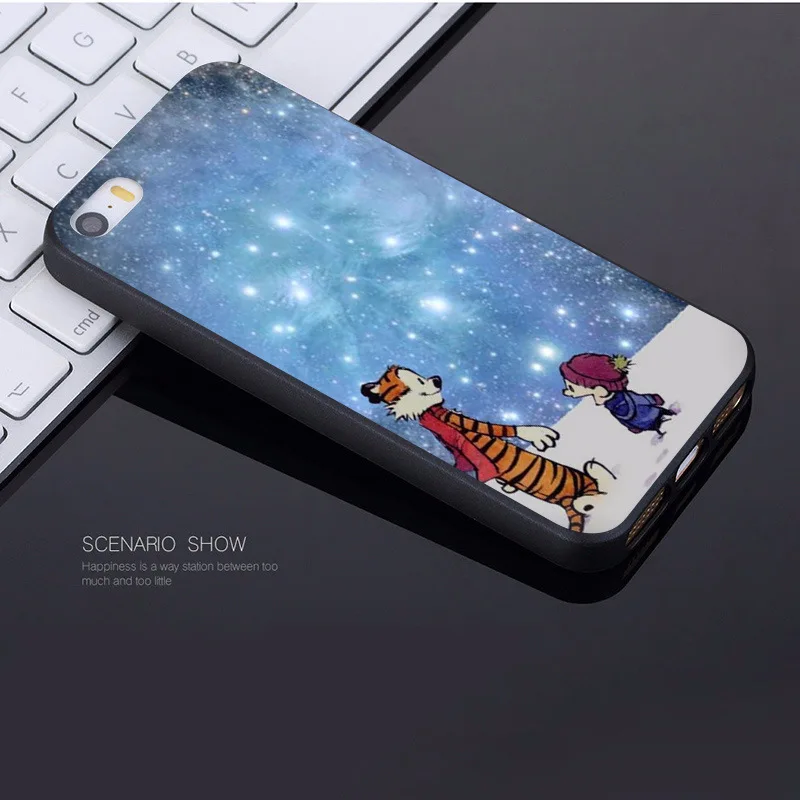 MaiYaCa полная Calvin и Гоббс корпус под плетенную сумку чехол для телефона для Apple iPhone 8, 7, 6, 6 S Plus, X XS XR xsmax 5 5S SE мобильных телефонов