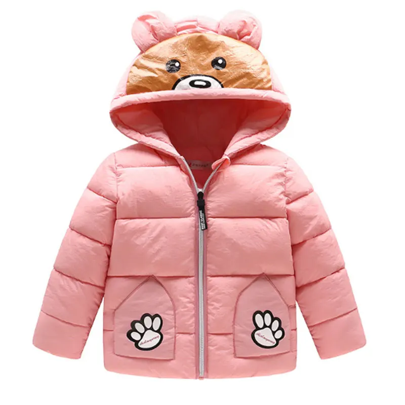 Детская куртка с капюшоном изображением мультипликационных персонажей в