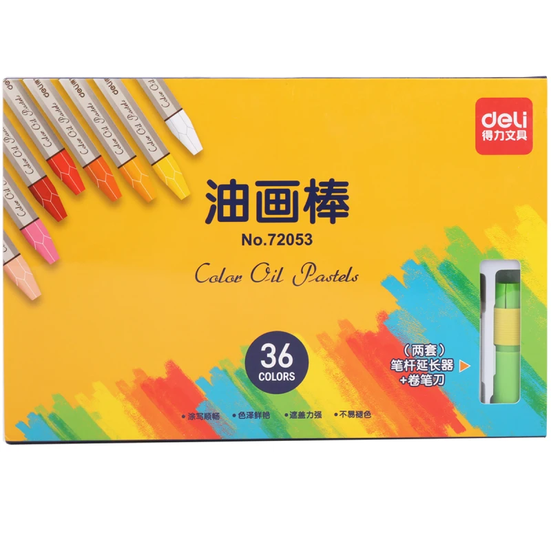 36 цветов воск карандаш масляная Пастельная художественная ручка Рисование