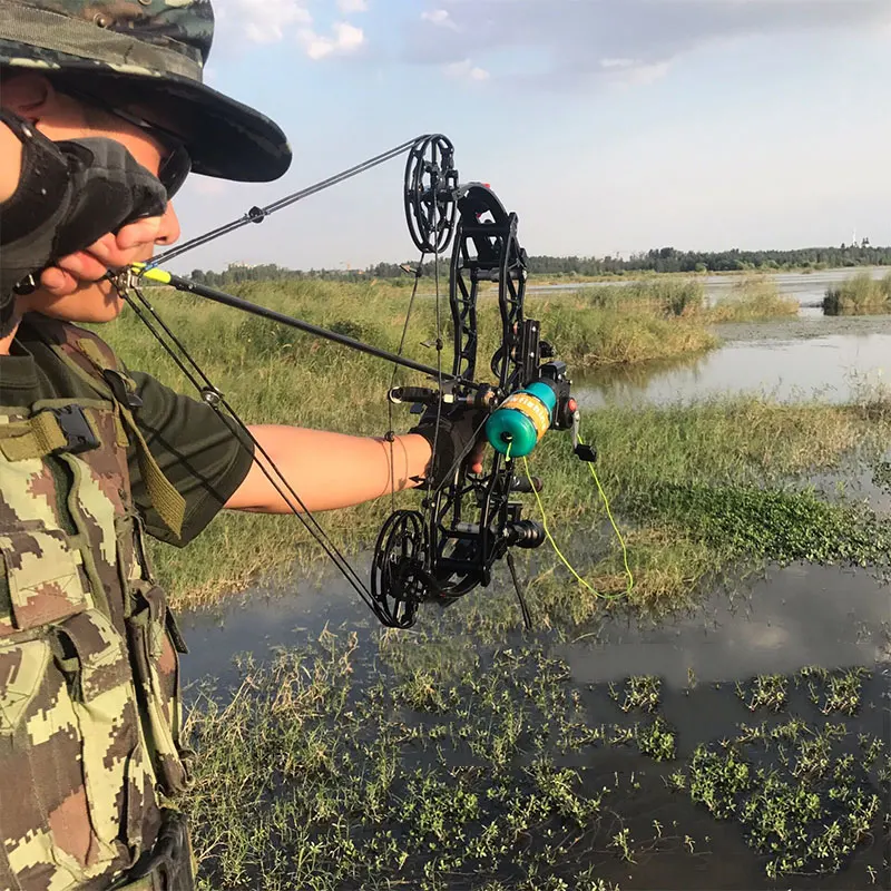 40-60lbs стрельба из лука блочный лук стальной шар двойного назначения лук IBO370FPS треугольный шкив катапульта лук стрельба