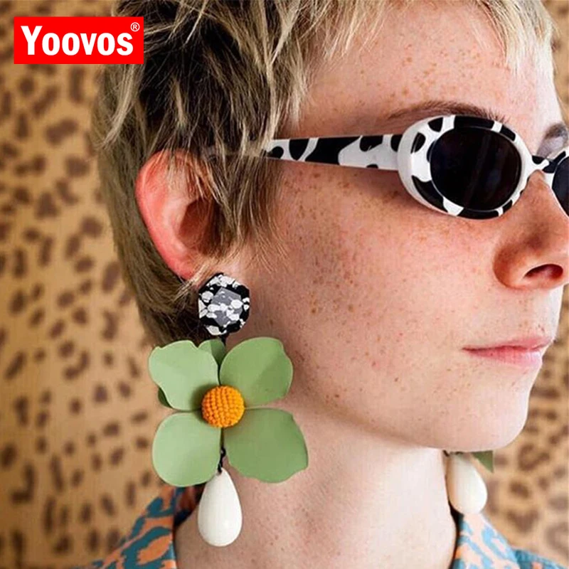 

Солнцезащитные очки Yoovos женские, пластиковые, винтажные, овальные