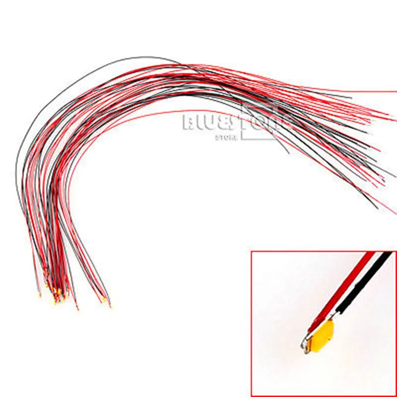 T0402WM 20 шт. предварительно припаянные Проводные провода micro litz теплые белые SMD Led 0402