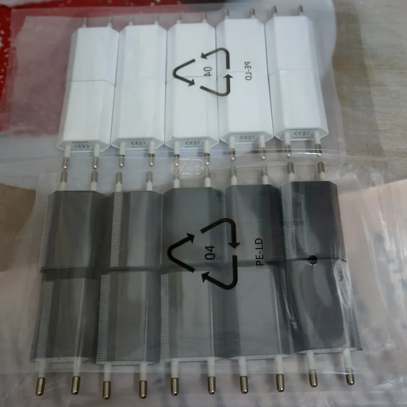 10 шт./лот USB EU AC настенный адаптер питания зарядное устройство для Apple iPhone 6 6S plus 5