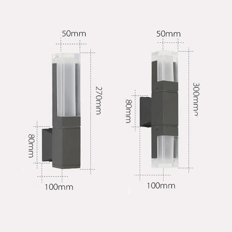 Уличный настенный светильник Thrisdar для сада крыльца акриловый водонепроницаемый