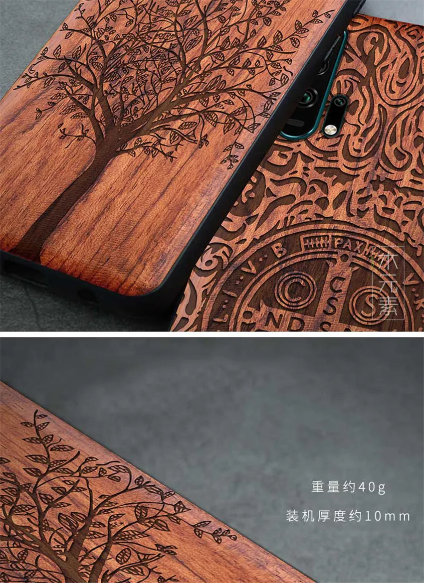 Чехол Boogic для Honor 20, чехол из натурального дерева, huawei Honor 20 Pro, палисандр, ТПУ, ударопрочный чехол для телефона, чехол Honor20