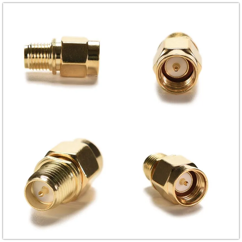 Новинка 1 шт. SMA штекер для RP-SMA гнездо RF коаксиальный адаптер конвертер прямой
