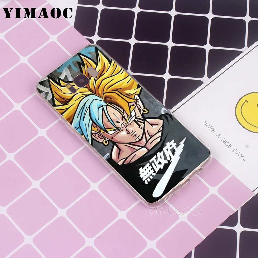 YIMAOC Dragon ball cell anime Goku design Soft Case for Galaxy j3 j5 j6 j7 A5 2017 A6 A9 Note 8 9 S7 edge S8 S9 S10 Plus S10e |