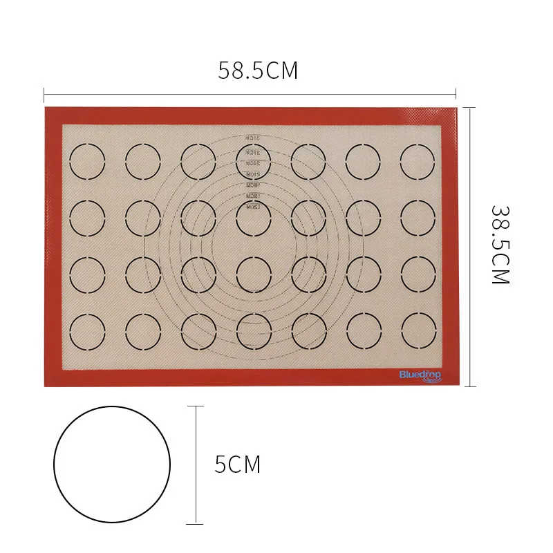 38.5*58.5CM or 15.2&quotX23&quot Non stick silicone baking liner pastry mat pizza no grease spraying fondant cooking sheet | Дом и сад