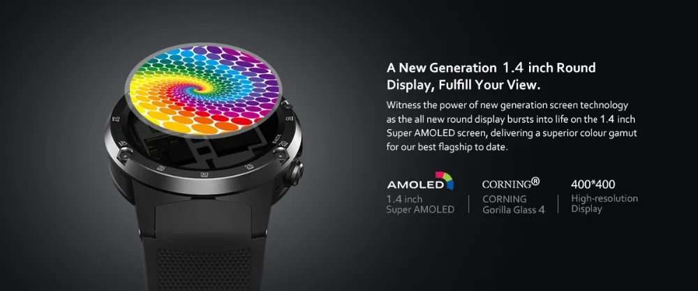 4G Wifi gps Смарт часы телефон часы SIM 1 Гб+ 16 Гб 5.0MP камера SmartWatch Android 7,1 часы MTK6739 четырехъядерный Zeblaze THOR 4 pro