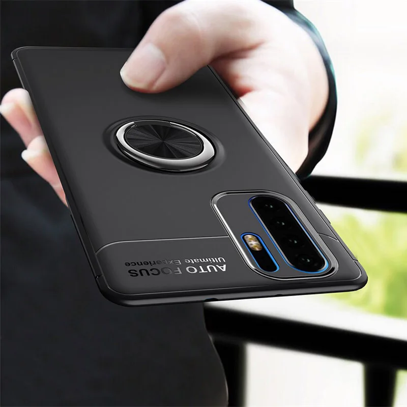 Чехол для Huawei P30 Pro чехол роскошная кожа мягкая силиконовая ткань задняя оболочка