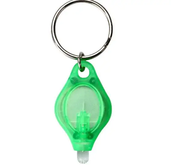 2pcs Green 2 шт./лот Мини карманный брелок флэш-светильник светодиодный светильник Открытый кемпинг ультра яркий аварийный брелок Светильник фонарь лампа - Испускаемый цвет: 2pcs Green