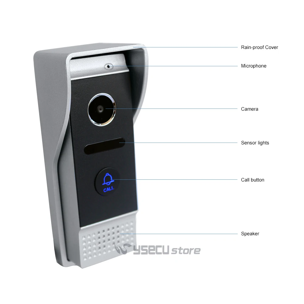 Homefong Video Door Phone Doorbell Home Intercom 10