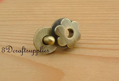 Магнитные защелки сумка кнопка кошелек магнитная 17 мм анти латунь F65|purse snaps|brass