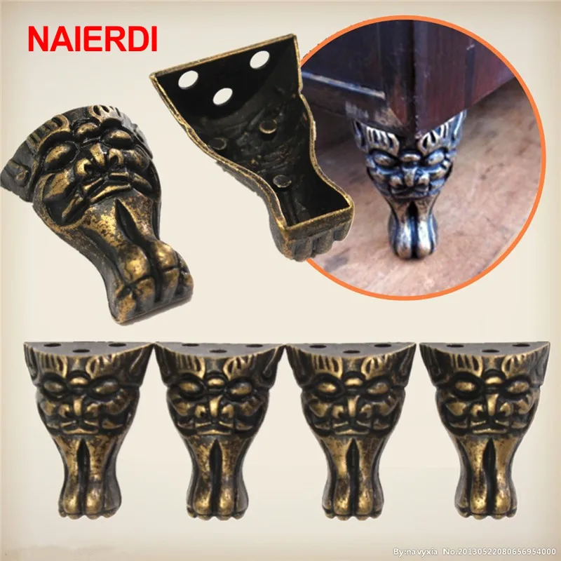 4 шт. декоративные латунные угловые подставки для мебели|protector arm|bracket motorbrackets usb |