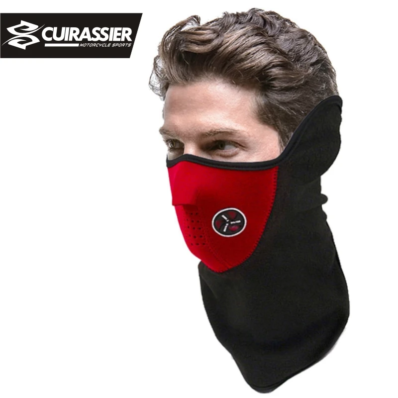 Мотоциклетная маска для лица Cuirassier MSK02 неопреновый шейный теплый шлем полузимняя