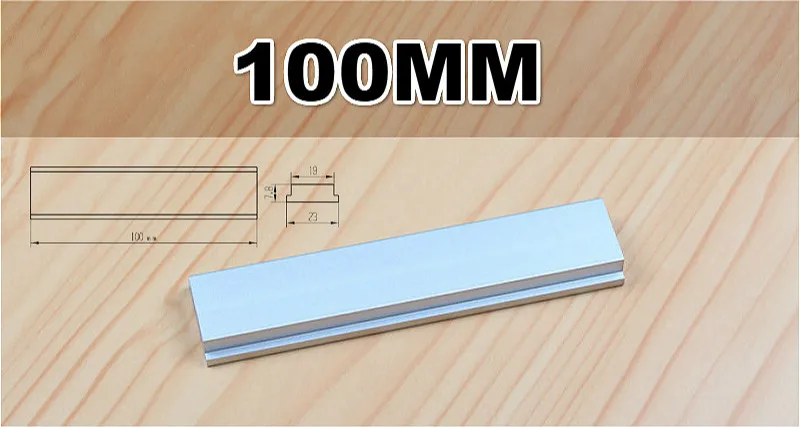100mm 100 мм, 200 мм, 300 мм, 450 мм, алюминий, M6, M8, скользящая плита, Т-образный слот для торцовочной дорожки, крепежный слот, деревообрабатывающий инструмент, фрезерный стол, инструменты - Цвет: 100mm