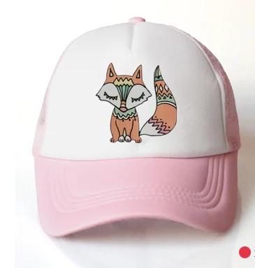 Бейсбольная кепка для маленьких девочек, boho foxhat, кепка, аксессуары для девочек 3-8 лет, летняя кепка водителя грузовика, кепка для детей