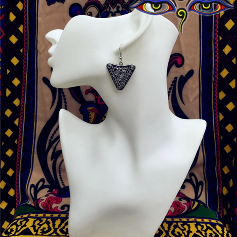 LosoDo хиппи Цыганская индийская мода женские ювелирные изделия boho серебро Непал