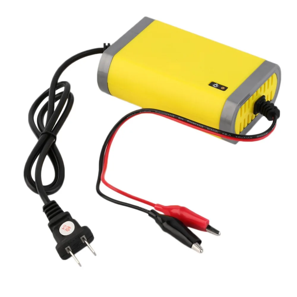 1 шт Портативный автомобиля Батарея Зарядное устройство 12v 2A мужские