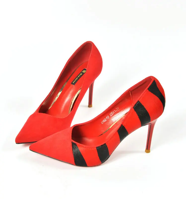 Европа в начале весны цвет полосы указал с тонкой замши шить из конского волоса