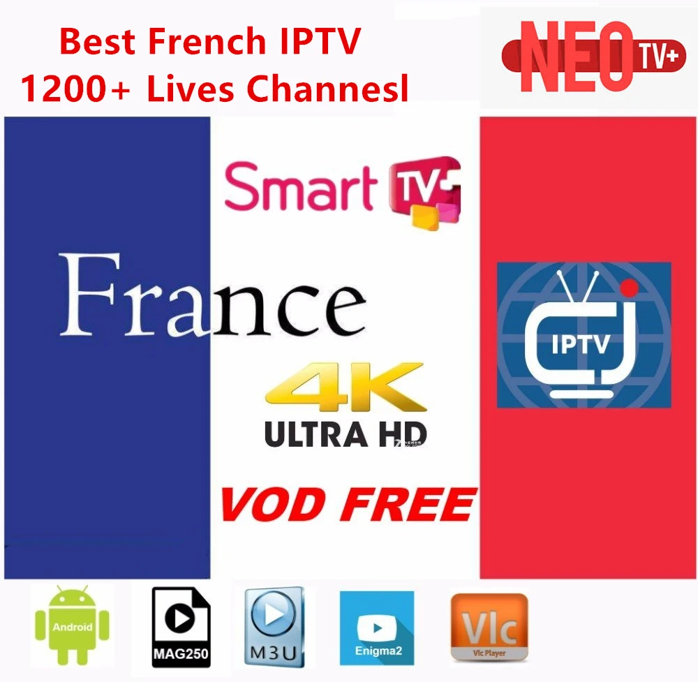 Французский IPTV NEOTV PRO Belgium IPTV арабский IPTV голландский IPTV Поддержка Android m3u enigma2 mag250 TVIP 4000+ Vod поддержка ed