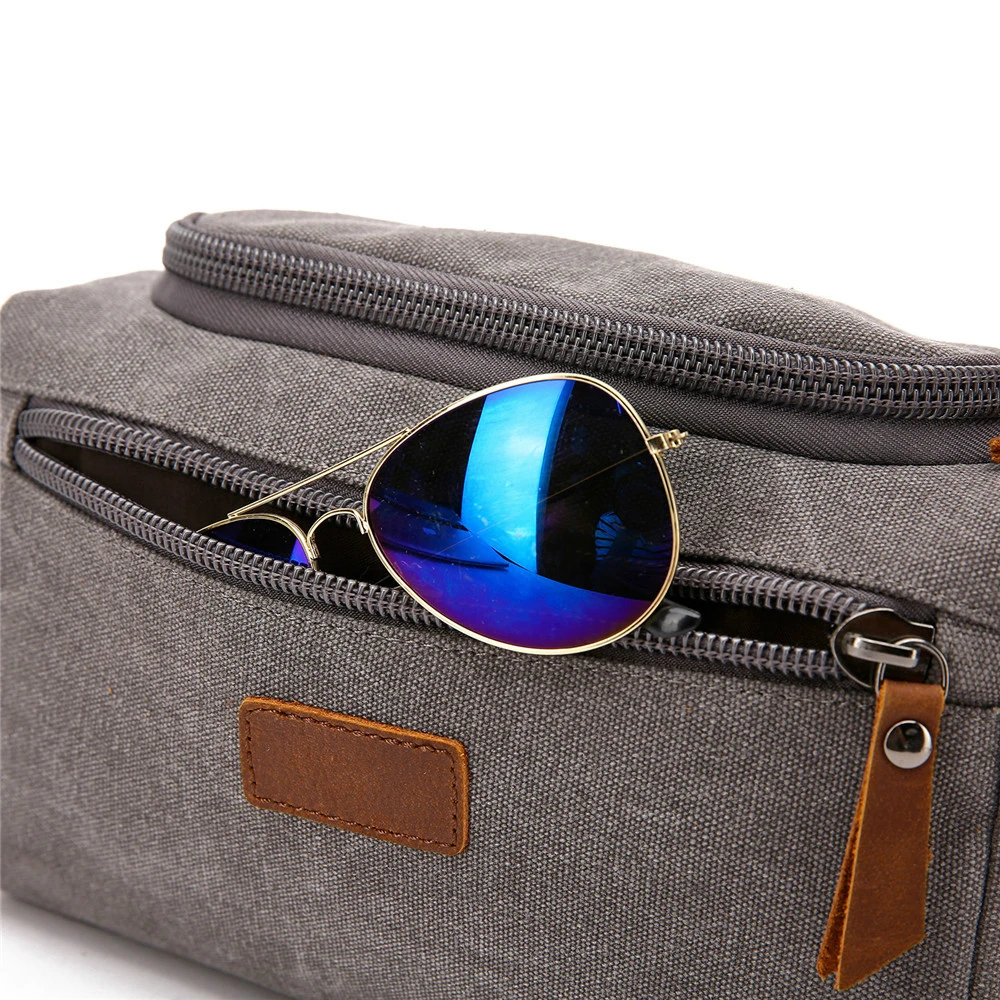 New Men Travel Toiletry Bag Wash Shaving Dopp Kit Packing Cubes Bags Dopp Kit for Canvas Leather Women Travel Bag Cosmetic Pouch