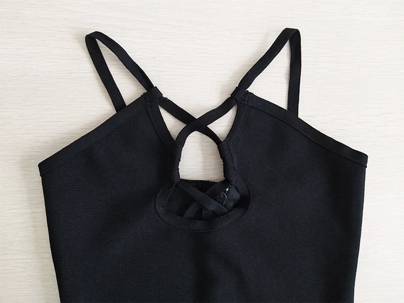 2018 New Women Sexy Hollow Out Busty Backless Open Back Sprit Rayon Elastic Strap Party hl Bandage Dress Drop shipping HL739 | Женская