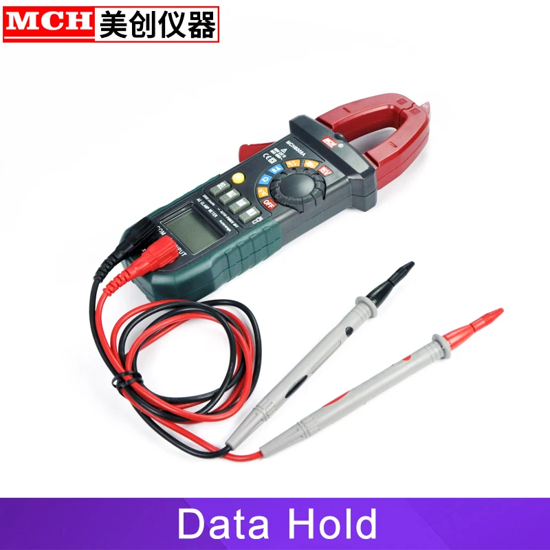 Цифровой клещи DC AC 600 V 600A диодный тест завод прямой MCH-6008A измеритель мощности с зажимом