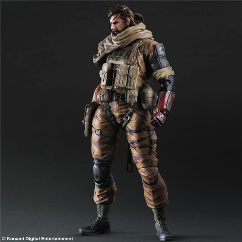 Play Arts Metal gear твердая змея Фигурки Коллекционная модель игрушки 25 см