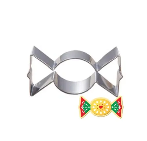 SILVER Рождественская форма для печенья из нержавеющей стали, форма для конфет, печенья, инструменты для приготовления пищи, Рождественская тематика, металлические формочки, форма для снежинок - Цвет: SILVER