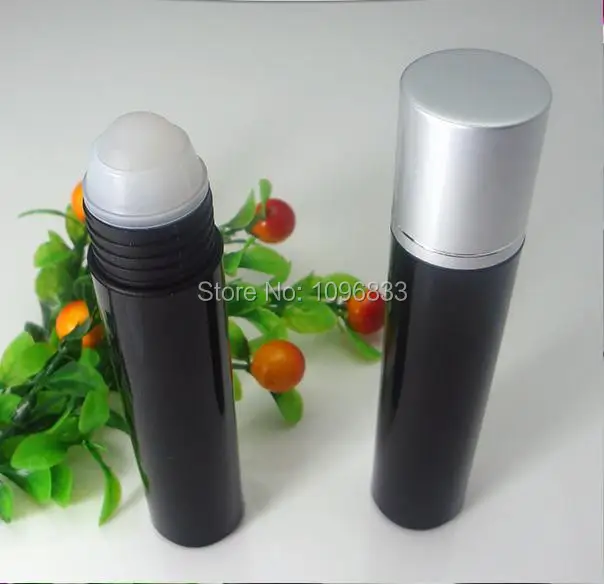 35g Black Antiperspirant Bottle with Plastic Bead, Black Roll on Bottle, Deodorant Bottle, Perfume Roll on bottle, 50pcs/Lot