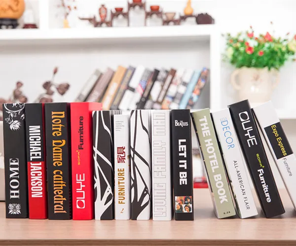 Старое время! Современная имитация B книг поддельные книги декоративные мебель