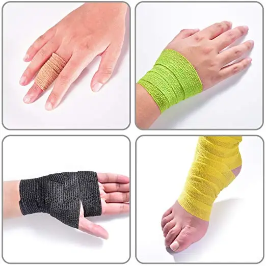 

Self Adhesive Elastic bandage 2.5cm Cohesive Bandage For Finger