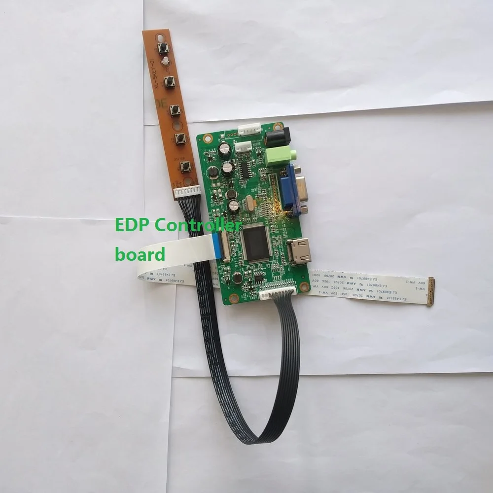 Для NT140WHM-N41 30Pin EDP светодиодный ЖК-драйвер 1" экран дисплей 1366 × 768 HDMI DIY монитор-контроллер плата комплект VGA