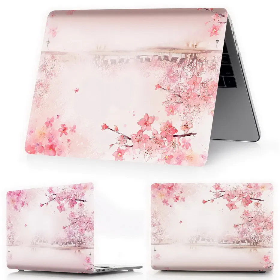 Чехол Sakura для ноутбука Apple Macbook Air Pro retina 11 12 13 15 дюймов, чехол для MAC, Air 13 Pro 13 15 Touch BarID - Цвет: Ying Hua Y1