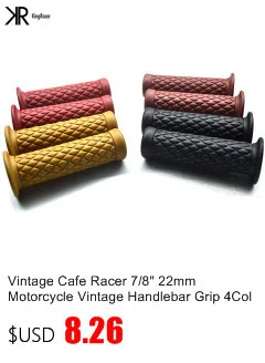 22MM 7/8" Universal Motorcycle Carbon Fiber Clip On Ons Replacement Handle Bar Handlebars Grips Tube 2pcs