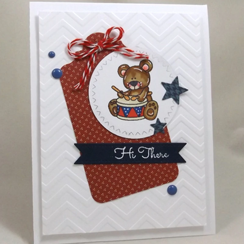 Прозрачный силиконовый штамп с праздничными животными/печать для DIY