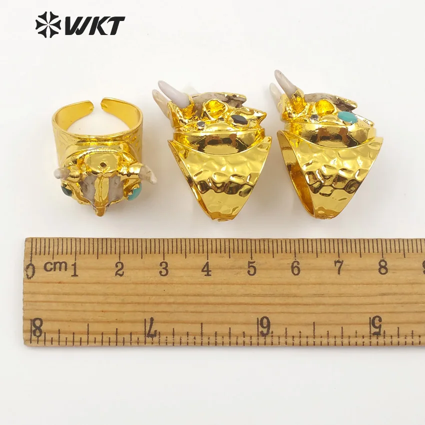 WT R323 WKT Классическая Этническая форма головы коровы инкрустированная