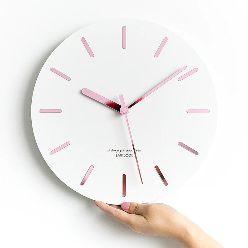 Nordic Clock Modern Minimalist Creative Wall Clocks Living Room Bedroom Home Decoration Accessories Hanging Watches | Дом и сад