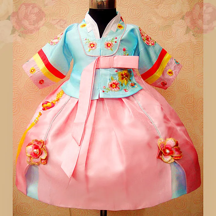 Женское изысканное традиционное платье принцессы в Корейском стиле Детские