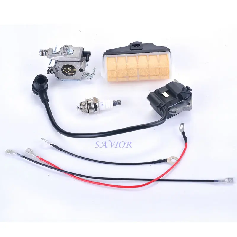Катушка зажигания + Walbro Карбюратор Carb для Stihl 021 023 025 MS210 MS230 MS250 бензопила|Триммеры|