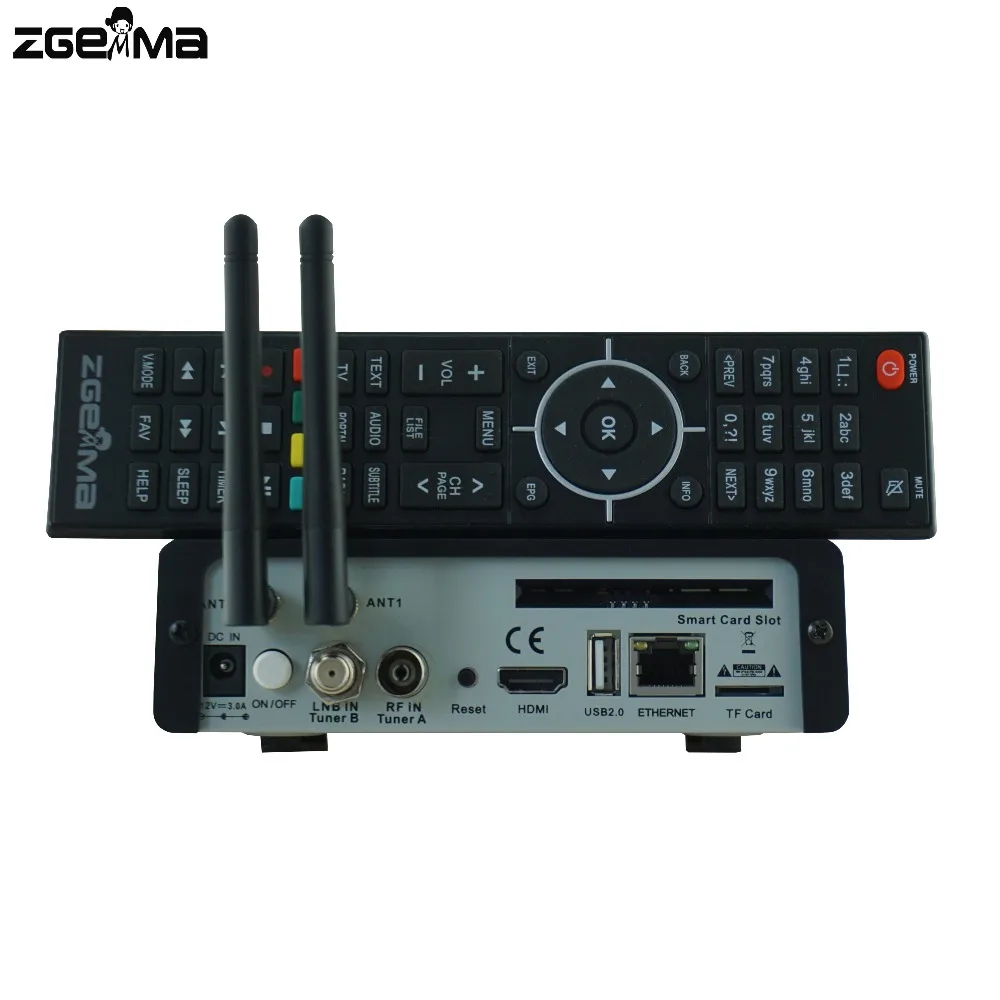 Bestellen 2 Teile/los ZGEMMA H9.2H 4 Karat UHD TV Box Linux OS E2 Dual Core H.265/HEVC Multistream DVB-S2X + T2/C Twin Tuner Mit Eingebaute WiFi
