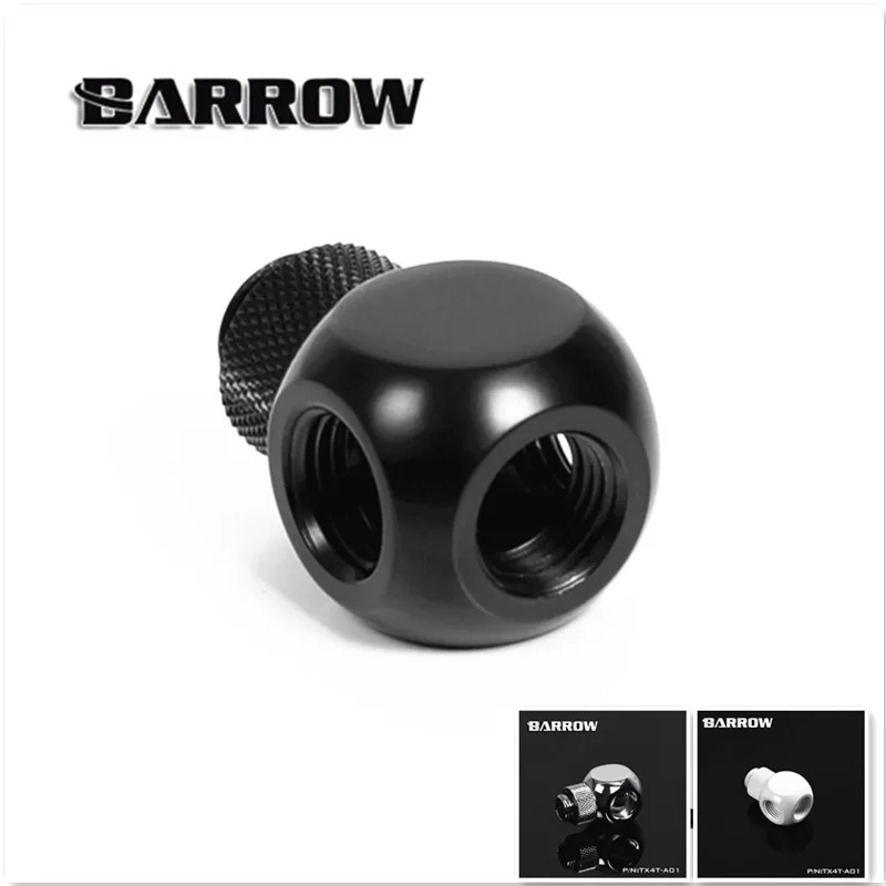 Barrow TX4T A01 G1 / 4 &quotX4 поворотный ходовой кубический адаптер для водяного охлаждения