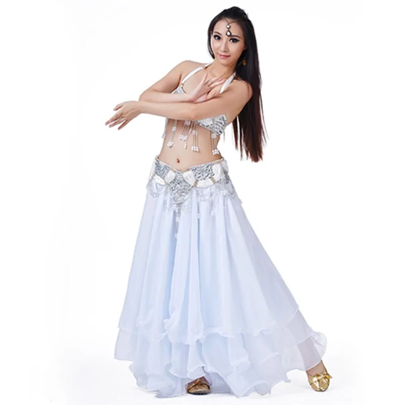 Fashion heavy beaded bra belt skirt belly dance costume dancing wear cloth for | Belly Dancing