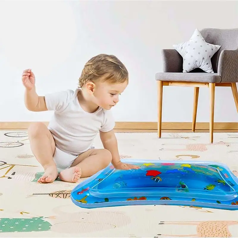 Детский надувной коврик для ребенка животик время Премиум водяное сиденье