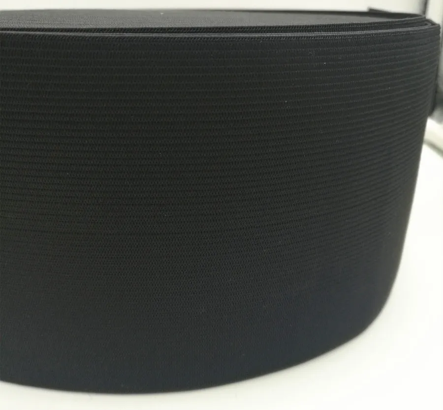 

6''(15CM)width 5meters Braided Elastic Cord.sewing acceories black