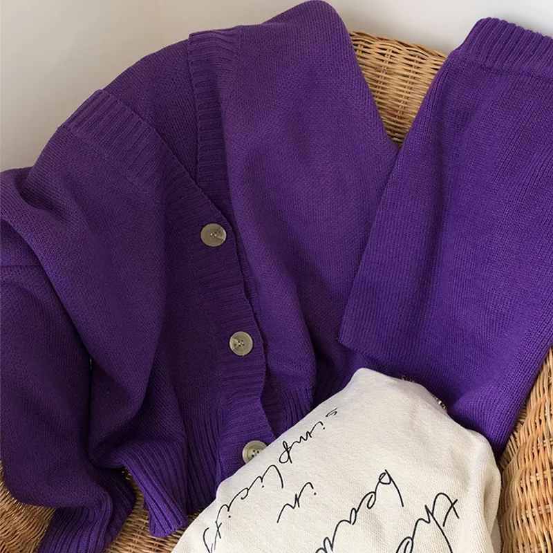 2019 Women Sweater And Skirt Set 2 pieces autumn cardigans+a line Skirts Slim Long Sleeve Knitted Suit Sets Q347 | Женская одежда