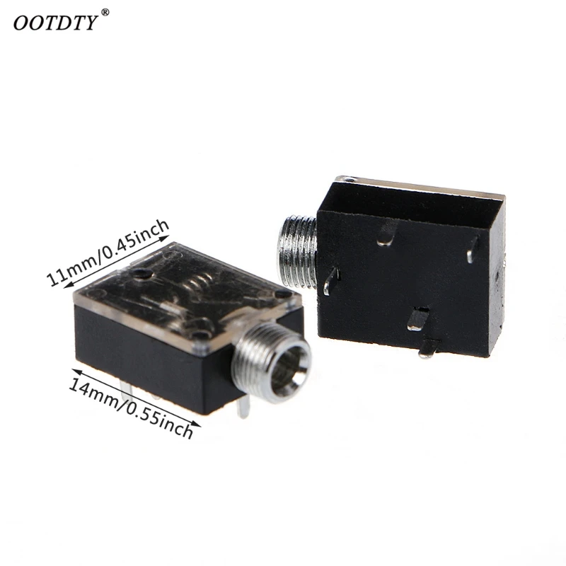 OOTDTY 5 шт Pin 3 мм PCB Панель Крепление аудио разъем для наушников с