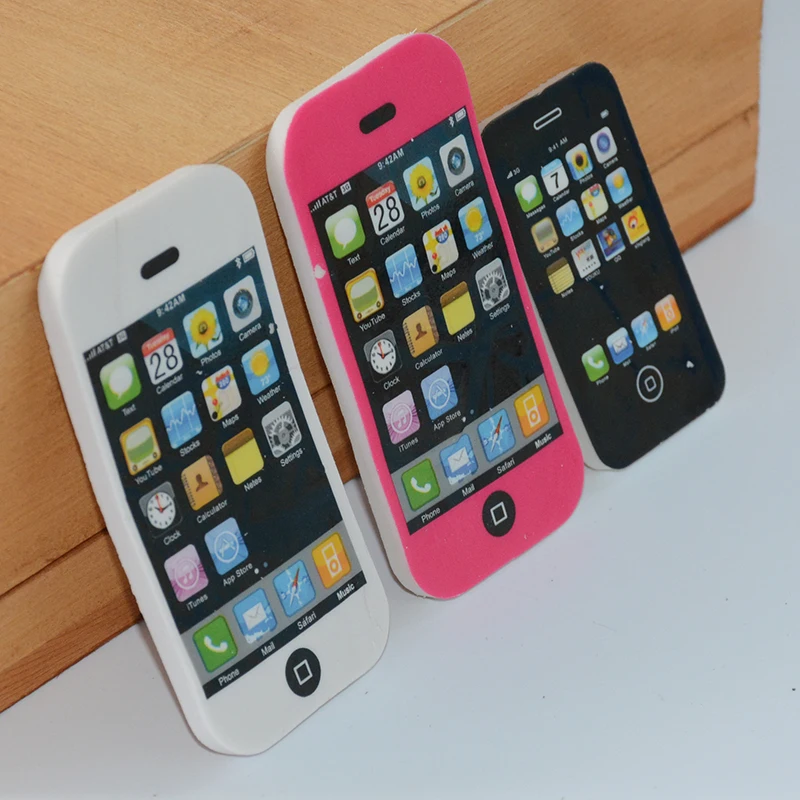 Резинка для телефона в мультяшном стиле полезные школьные ластики корейские